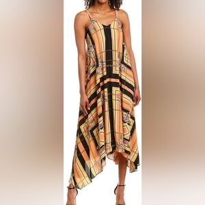 NWT Nanette Lepore Chain & Stripe Print Dress